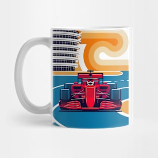 Formula Race Car in Bahrain Mug